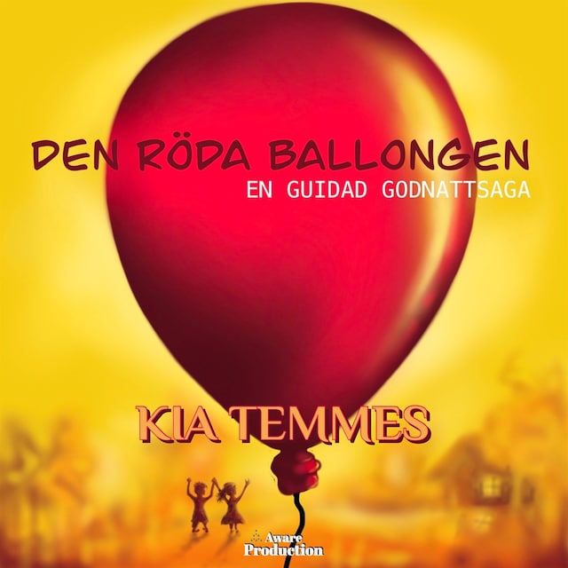 Book cover for Den röda ballongen, en guidad godnattsaga