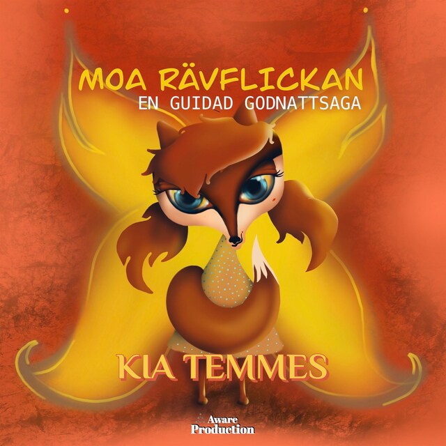 Book cover for Moa rävflickan, en guidad godnattsaga