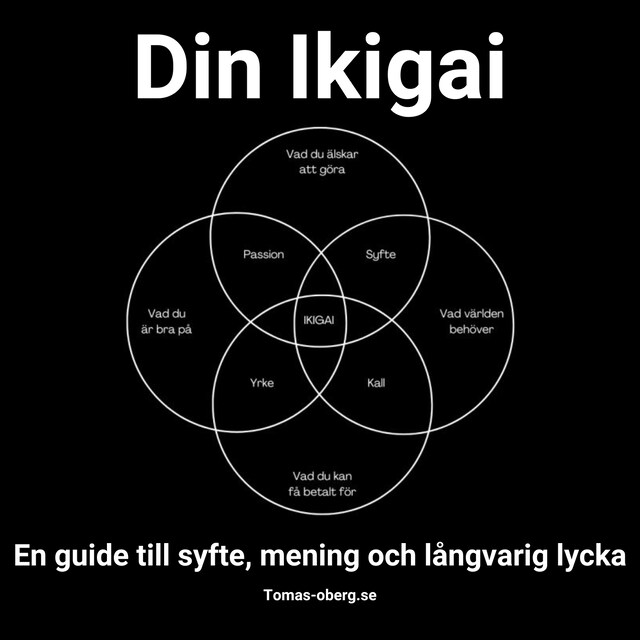 Book cover for Din Ikigai – En guide till syfte, mening och långvarig lycka