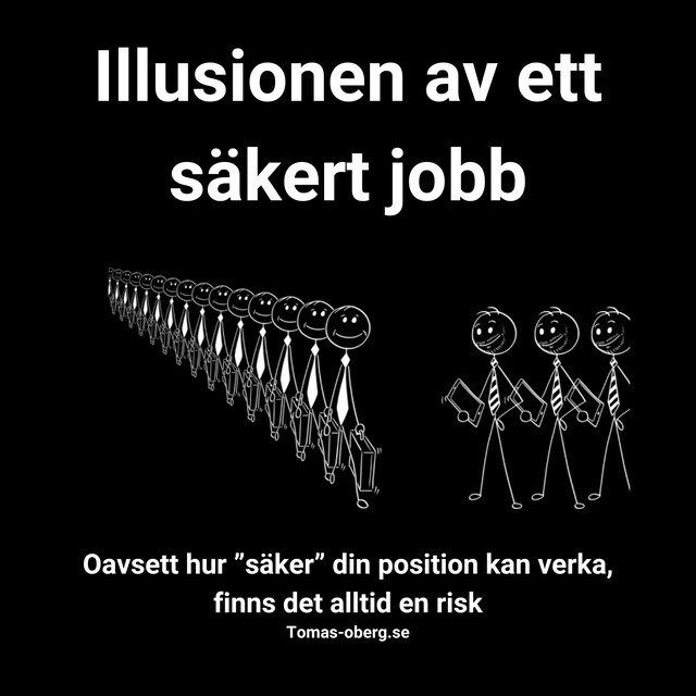 Boekomslag van Illusionen av ett säkert jobb