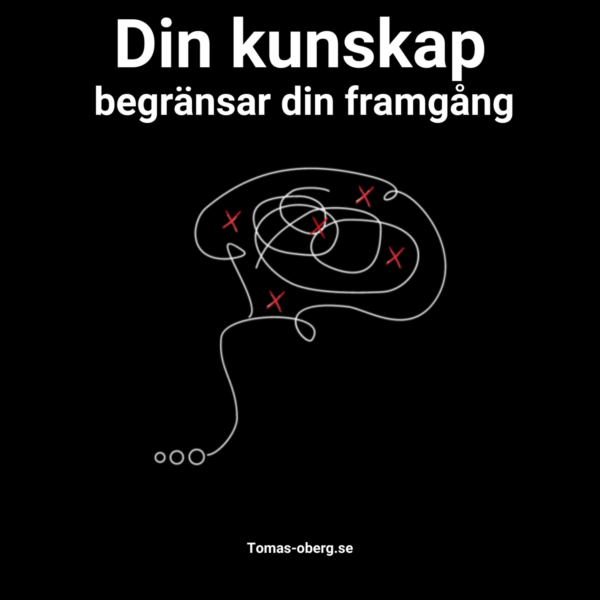 Din kunskap begränsar din framgång