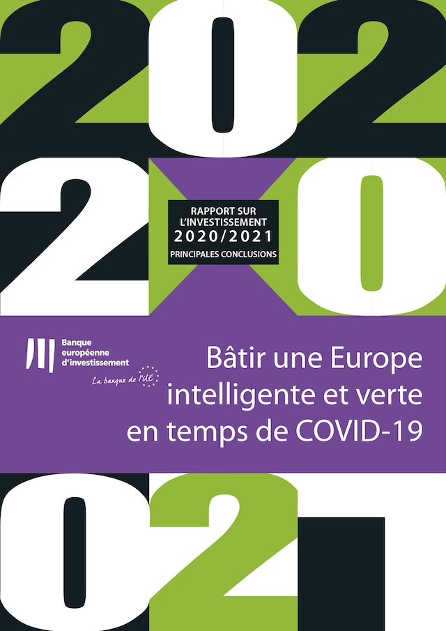 Boekomslag van Rapport 2020-2021 de la BEI sur l'investissement - Principales conclusions