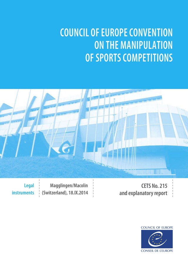 Bokomslag för Council of Europe Convention on the manipulation of sports competitions