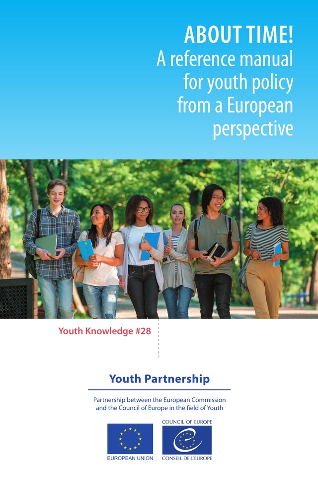 Buchcover für About time! A reference manual for youth policy from a European perspective