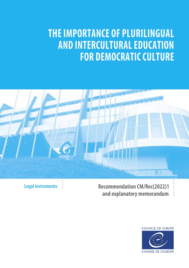 Book cover for The importance of plurilingual and intercultural education for democratic culture