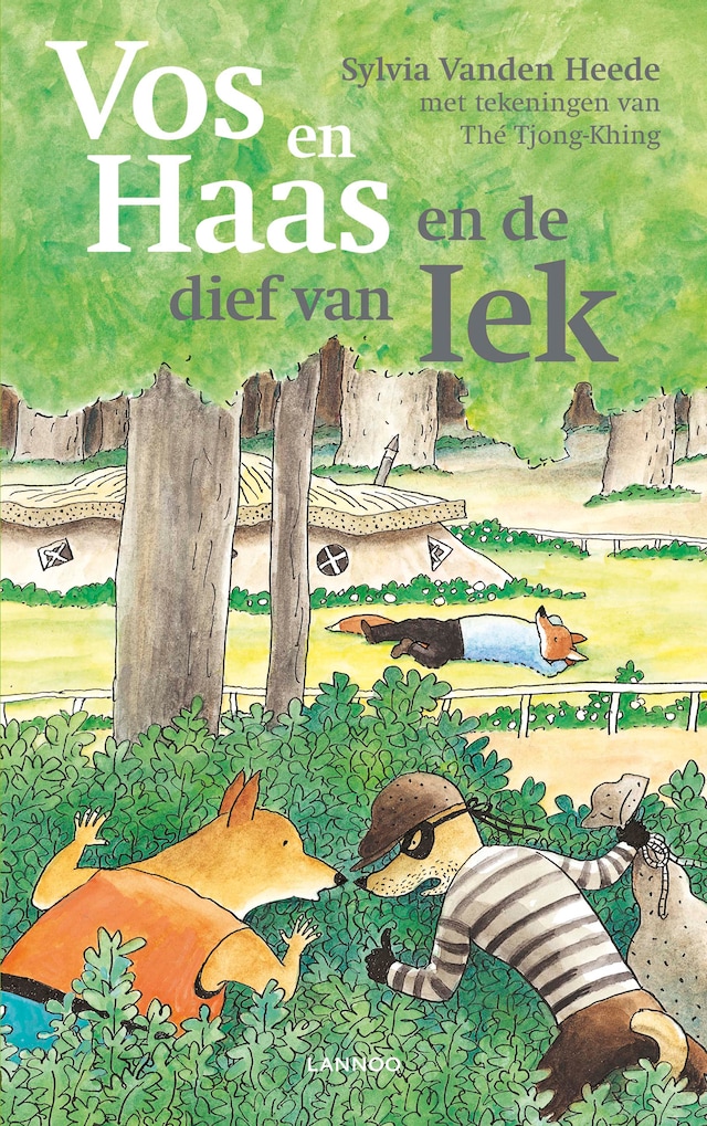 Book cover for Vos en Haas en de dief van Iek