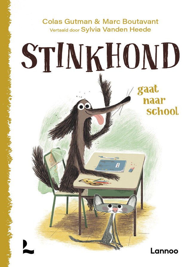 Book cover for Stinkhond gaat naar school