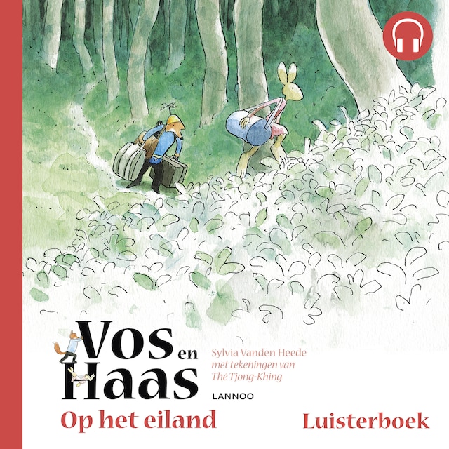 Okładka książki dla Vos en Haas op het eiland