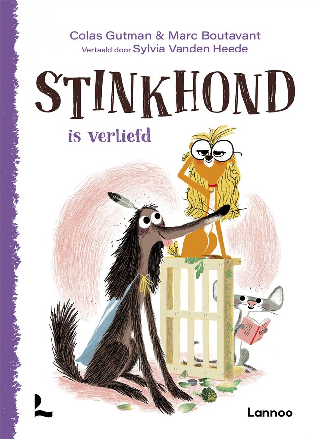 Book cover for Stinkhond is verliefd