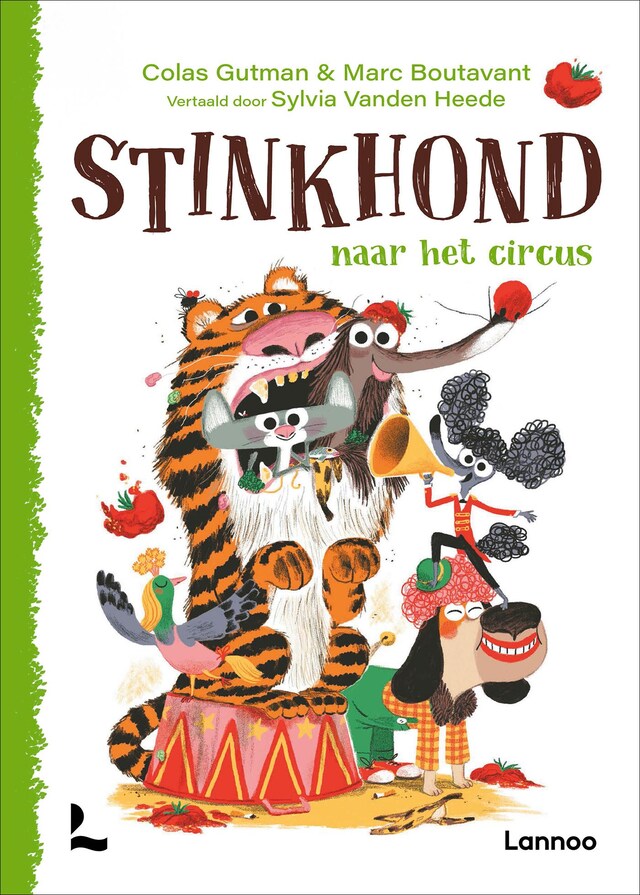 Book cover for Stinkhond naar het circus