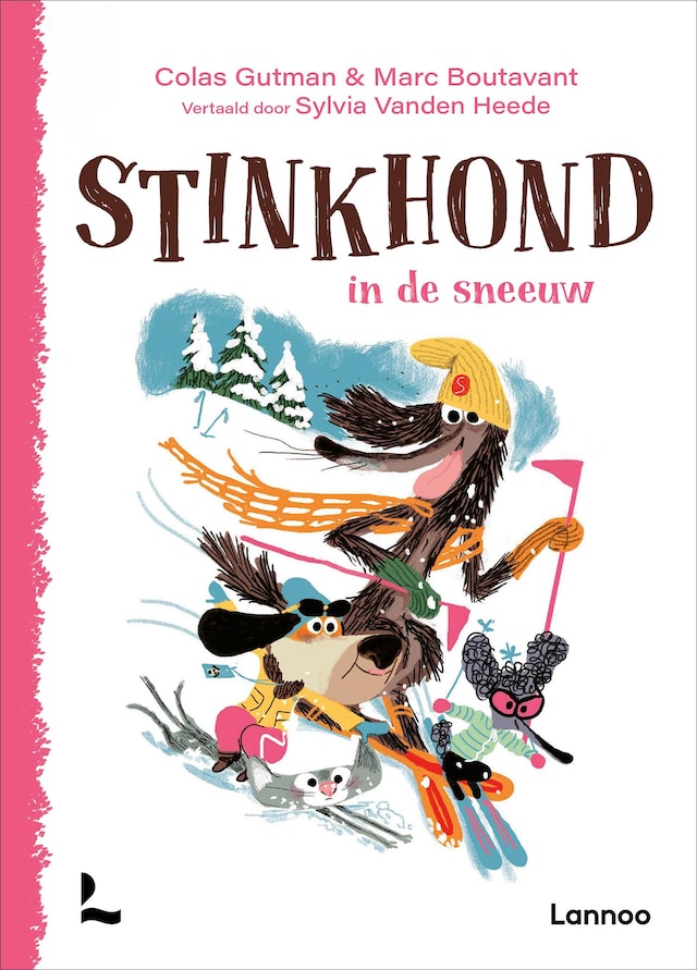 Book cover for Stinkhond in de sneeuw