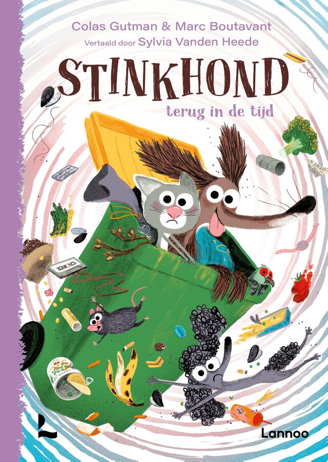 Book cover for Stinkhond terug in de tijd