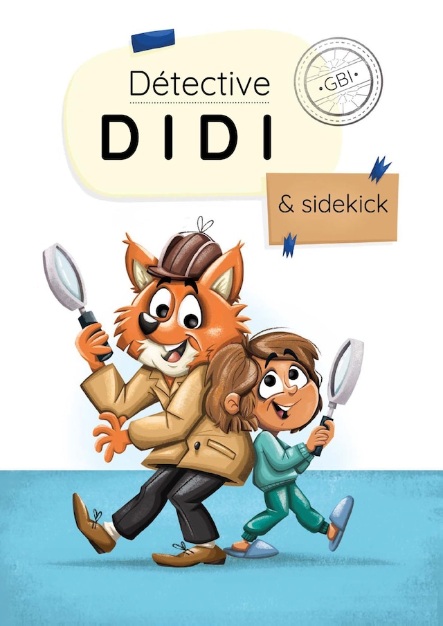 Book cover for Détective Didi & sidekick