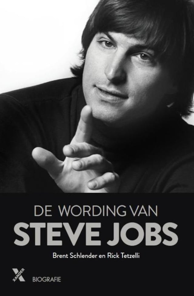 Kirjankansi teokselle De wording van Steve Jobs