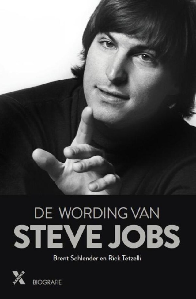 Buchcover für De wording van Steve Jobs