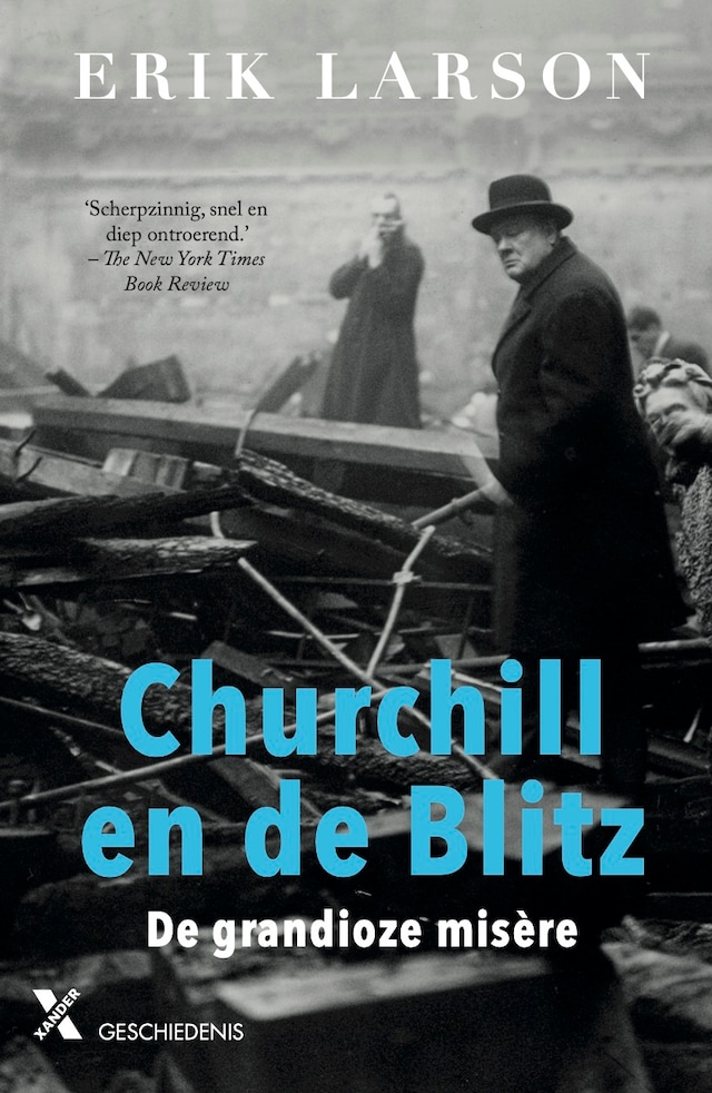 Couverture de livre pour Churchill en de Blitz