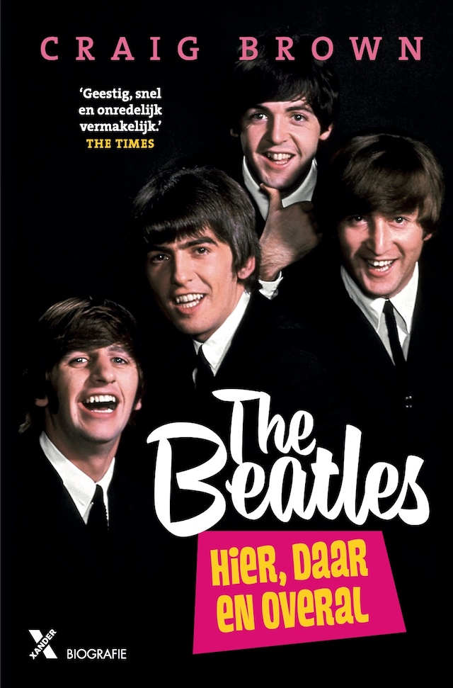 Boekomslag van The Beatles: hier, daar en overal