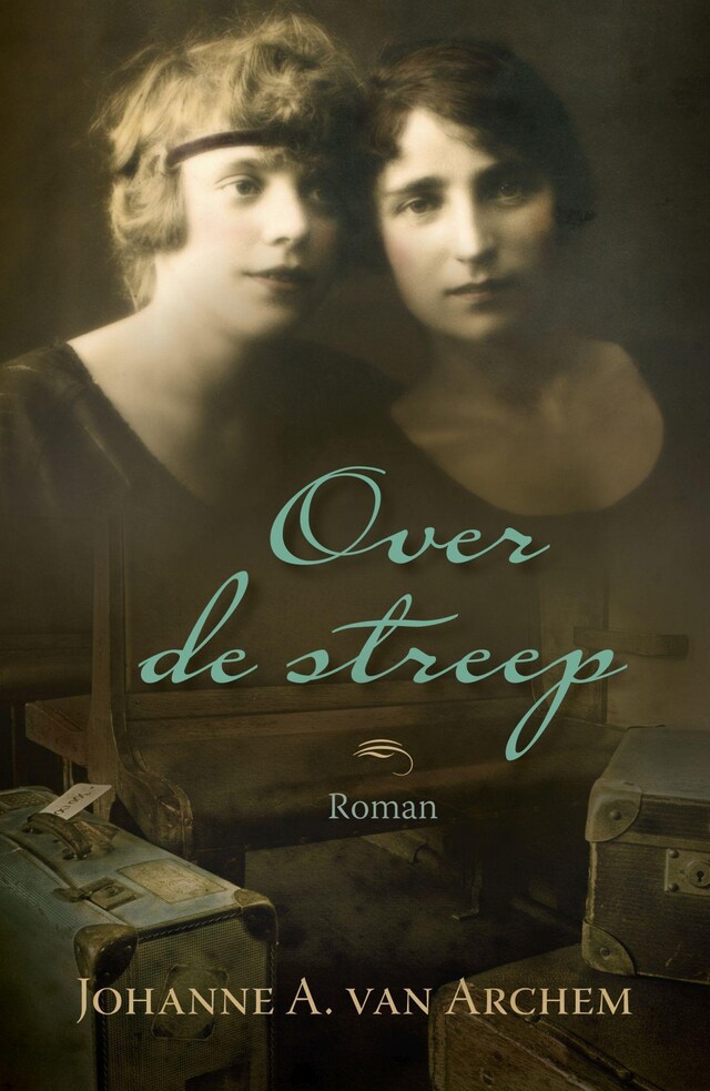 Book cover for Over de streep