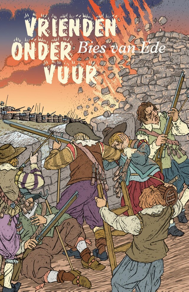 Book cover for Vrienden onder vuur