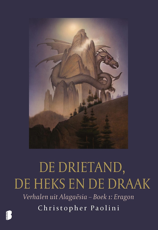 Book cover for De drietand, de heks en de draak