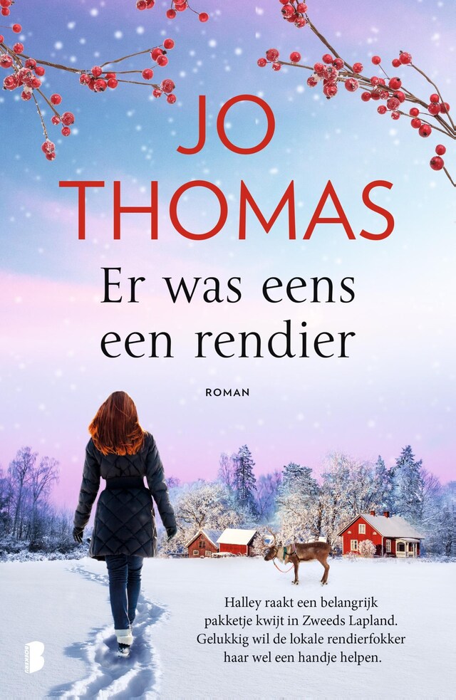 Book cover for Er was eens een rendier