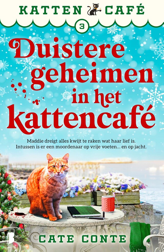 Book cover for Duistere geheimen in het kattencafé