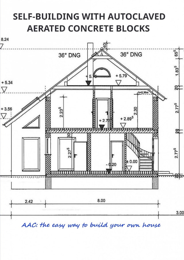 Bogomslag for SELF-BUILDING WITH AUTOCLAVED AERATED CONCRETE BLOCKS