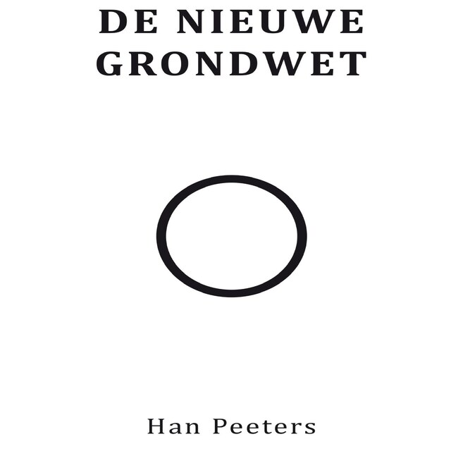 Copertina del libro per De Nieuwe Grondwet