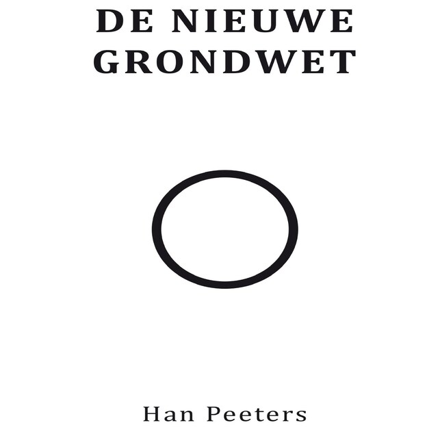 Boekomslag van De Nieuwe Grondwet
