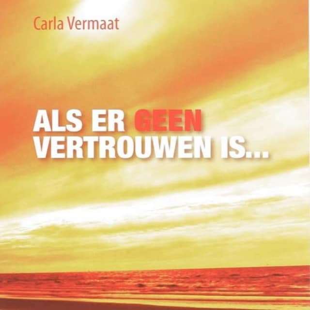 Book cover for Als er geen vertrouwen is...
