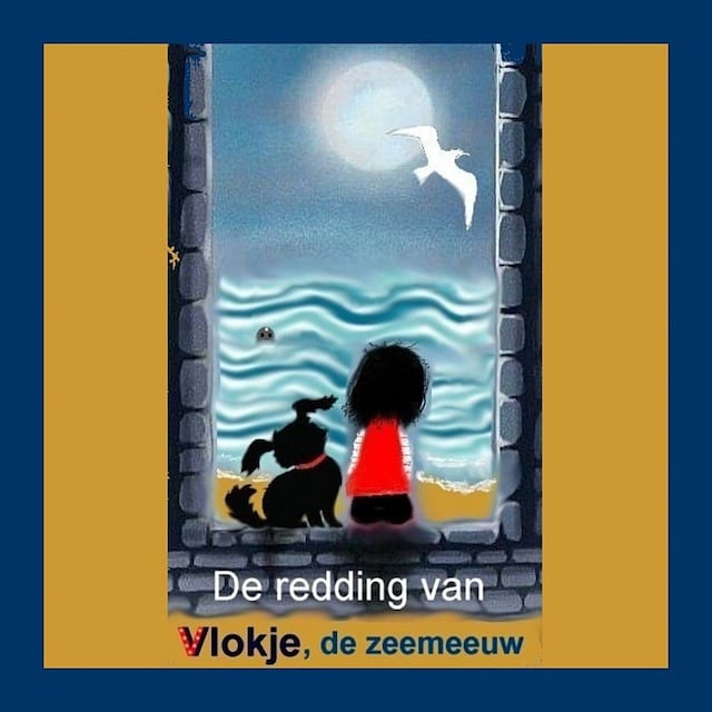 Book cover for De redding van Vlokje, de zeemeeuw