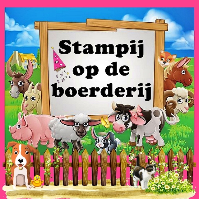 Book cover for Stampij op de boerderij