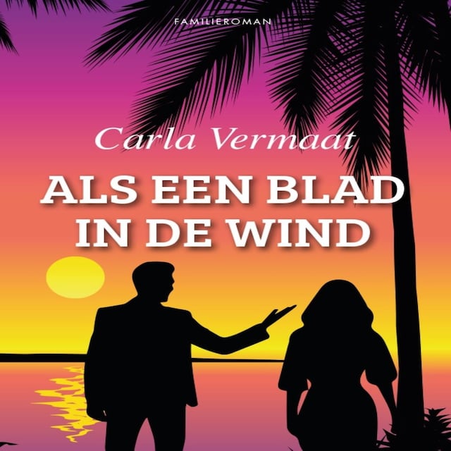 Book cover for Als een blad in de wind