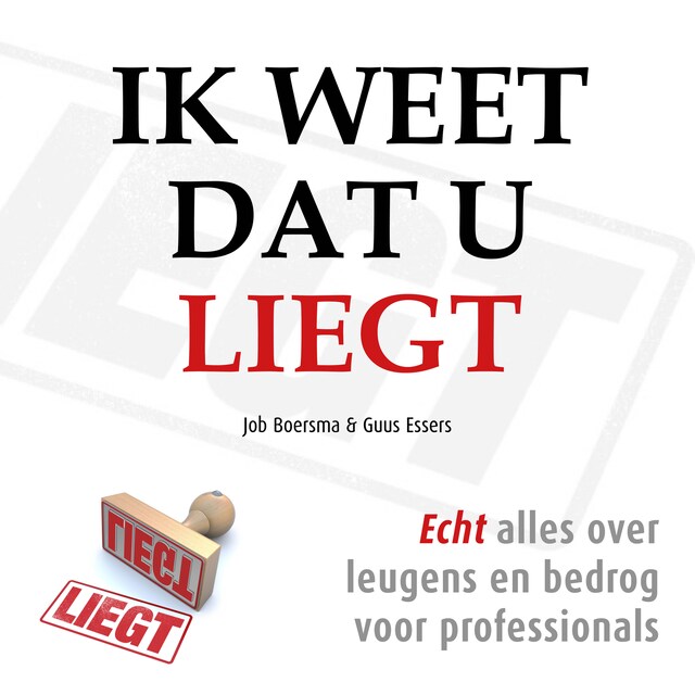 Bogomslag for Ik weet dat u liegt