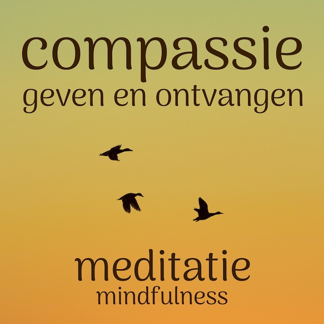 Boekomslag van Compassie Geven en Ontvangen: Mindfulness Meditatie