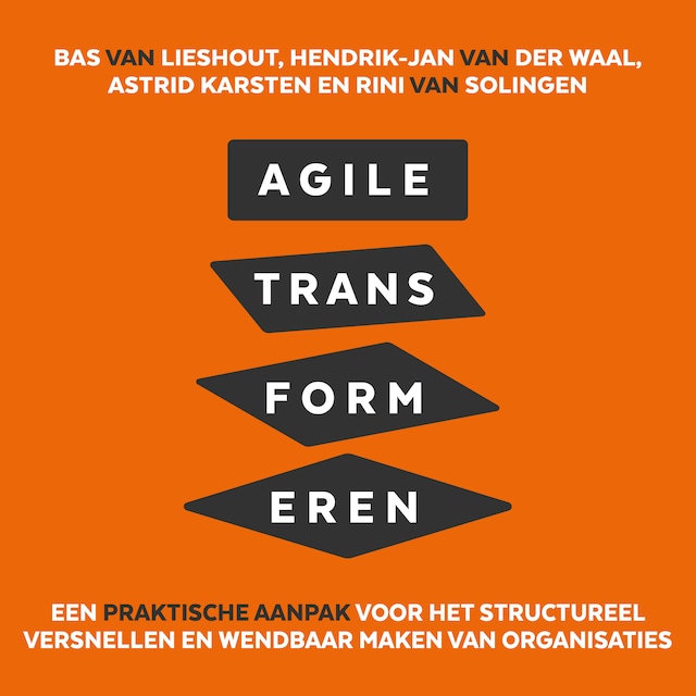 Buchcover für Agile transformeren