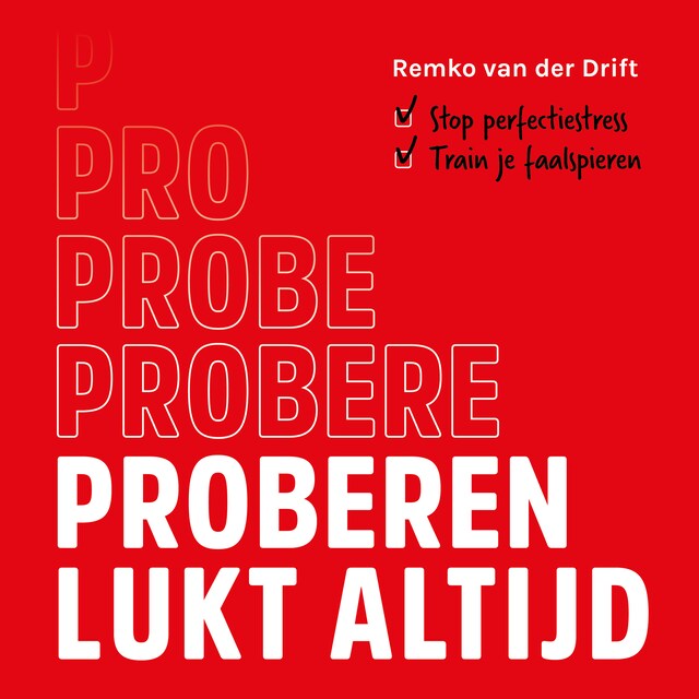 Buchcover für Proberen lukt altijd