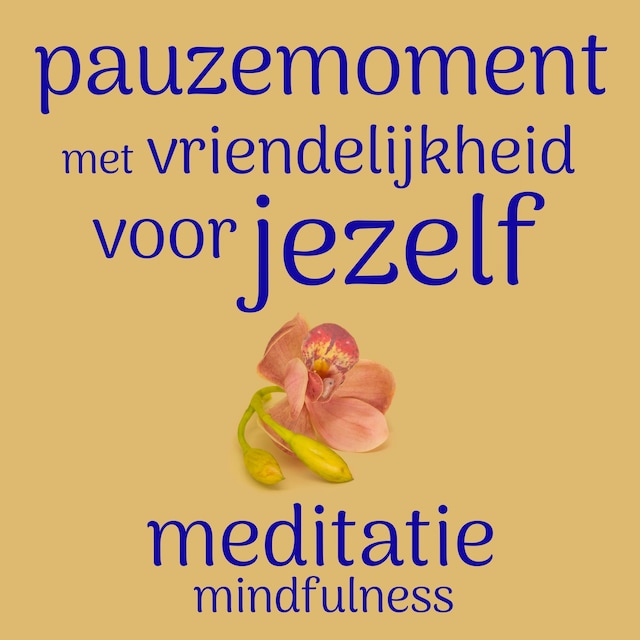 Book cover for Pauzemoment met Vriendelijkheid Voor Jezelf: Mindfulness Meditatie
