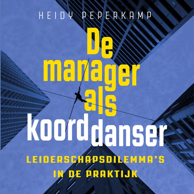 Couverture de livre pour De manager als koorddanser