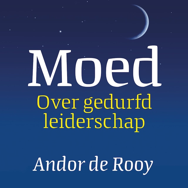 Buchcover für Moed