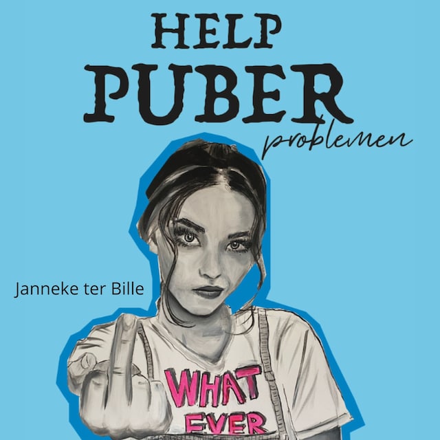 Couverture de livre pour Help! Puber problemen