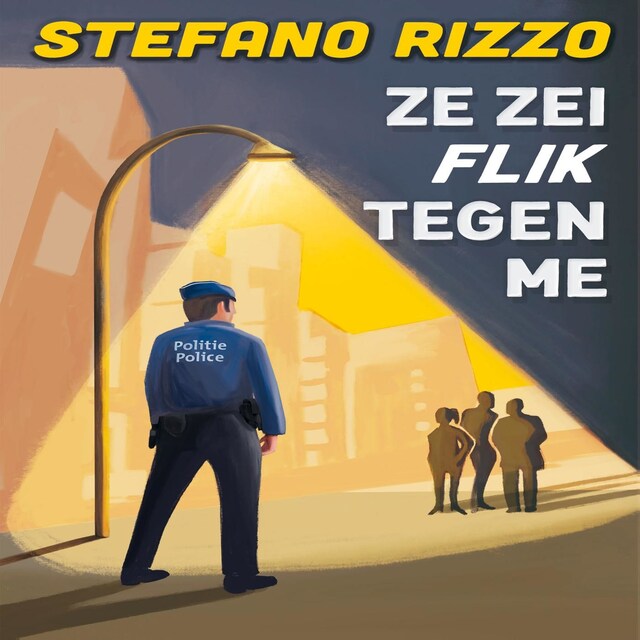 Book cover for Ze zei flik tegen me