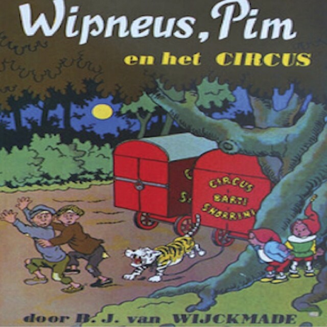 Boekomslag van Wipneus, Pim en het Circus