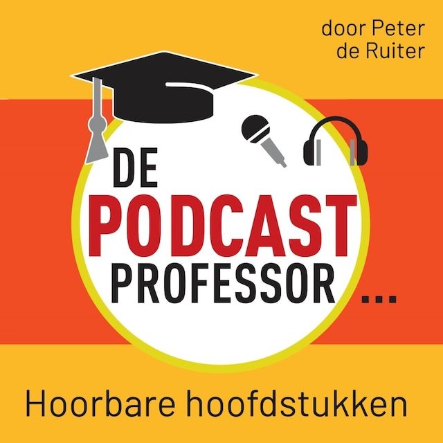 Okładka książki dla De Podcastprofessor