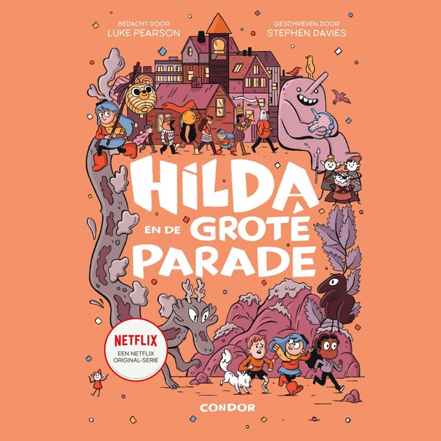 Couverture de livre pour Hilda en de grote parade