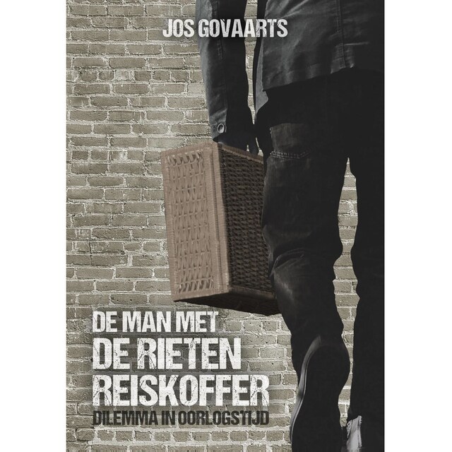 Book cover for De man met de rieten reiskoffer