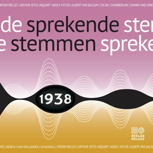 Sprekende stemmen 1938 - luisterboek