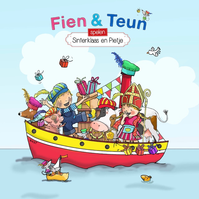 Boekomslag van Fien & Teun spelen Sinterklaas en Pietje