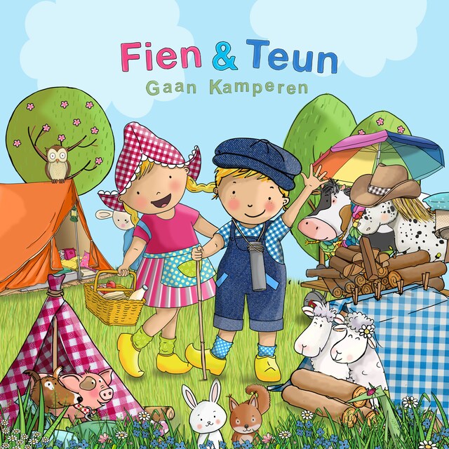 Book cover for Fien & Teun gaan kamperen