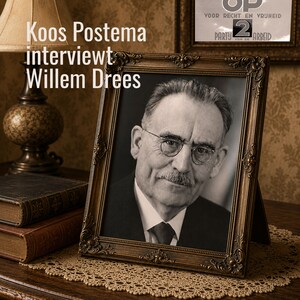 Koos Postema interviewt Willem Drees - luisterboek